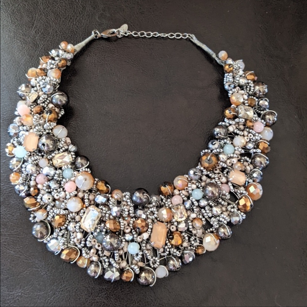 Aldo Arvan  beaded statement necklace